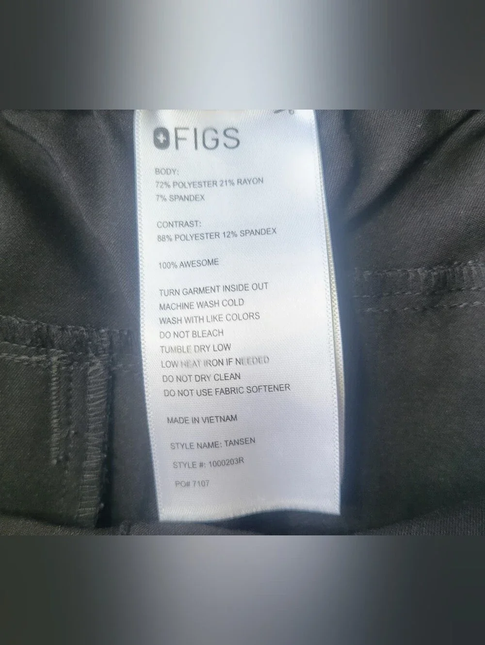 Figs Tansen BUNDLE OF 2 Slim Fit Scrub Joggers Black Sz M (Men's)